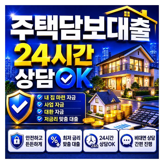 전세퇴거자금대출 안전하고 든든하게 24시간 상담OK